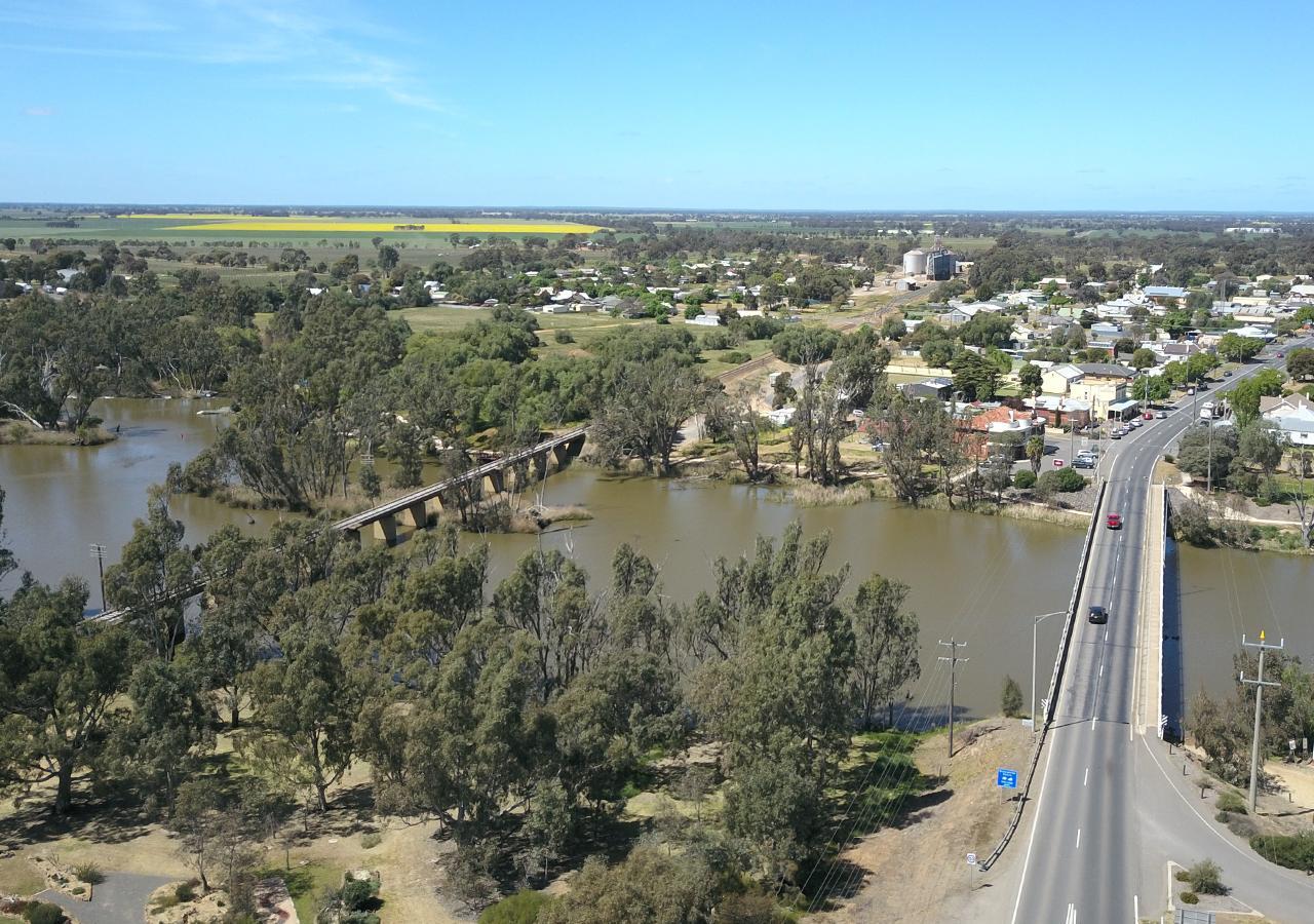 24Hour Check-In Motels- Bridgewater Motel Bridgewater On Loddon Buitenkant foto